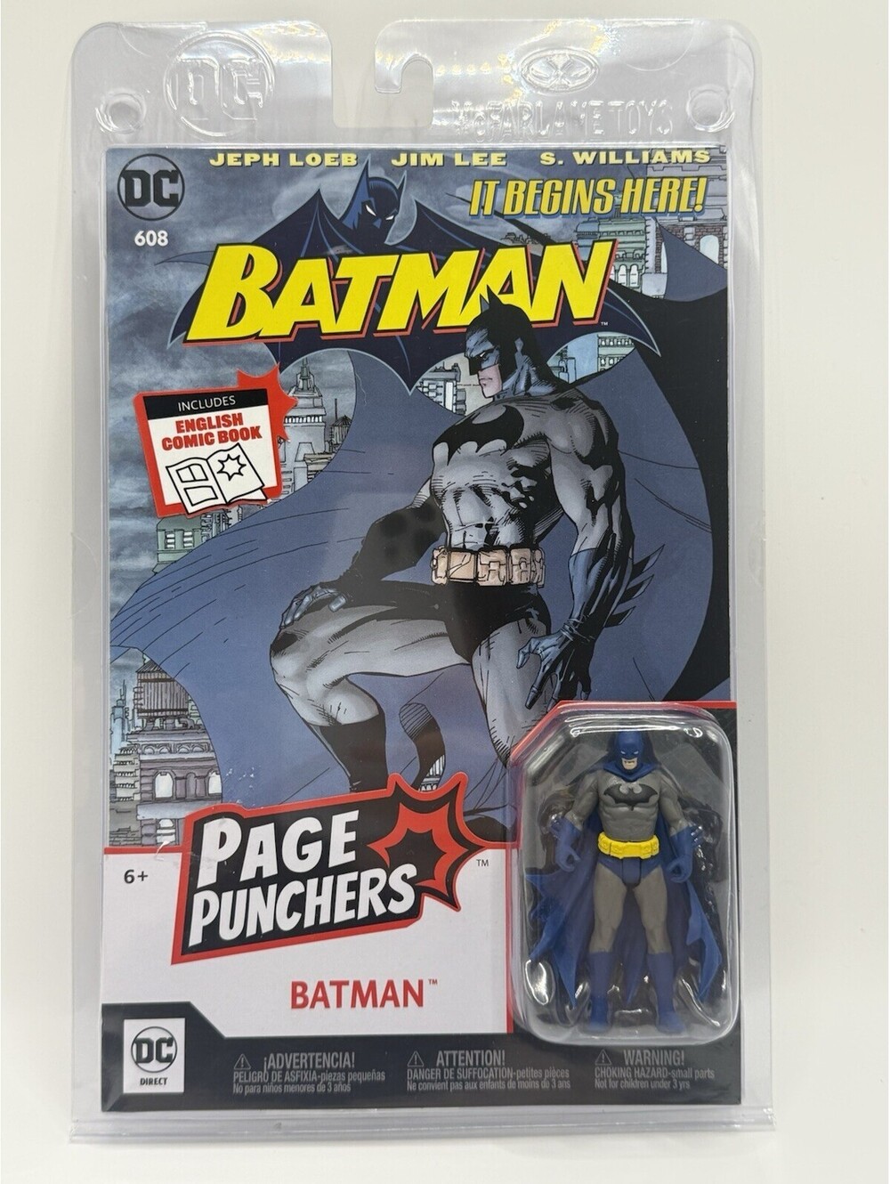DC Batman Page Punchers McFarlane Toys Comic & 3 Inch Action Figure New Sealed